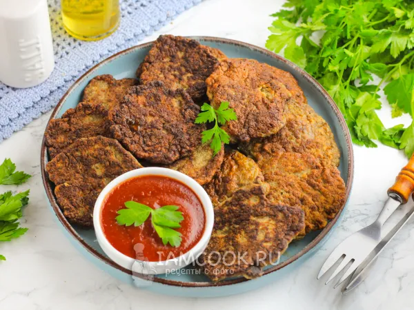 Фото блюда: Кнели из говяжьей печени