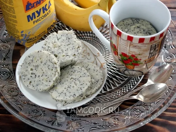 Фото блюда: Творожная запеканка ПП в микроволновке в кружке