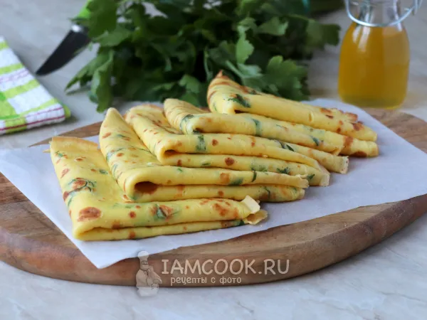 Фото блюда: Блины с петрушкой