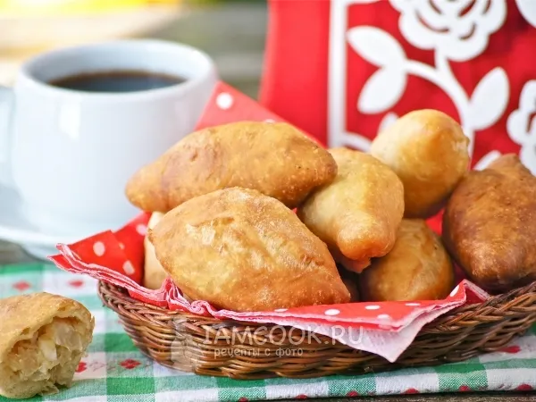 Фото блюда: Пирожки во фритюре (с капустой)