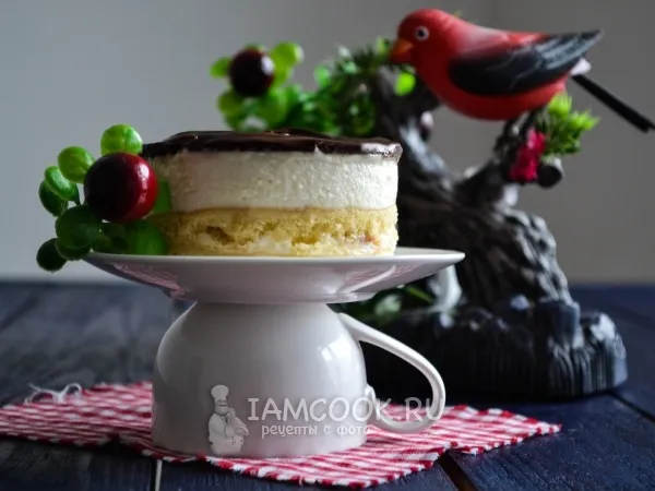 Фото блюда: Торт «Птичье молоко» на агар-агаре