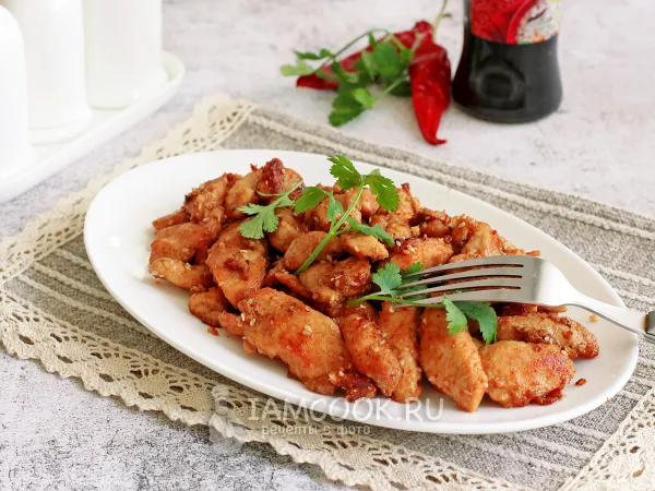 Фото блюда: Бархатное куриное филе