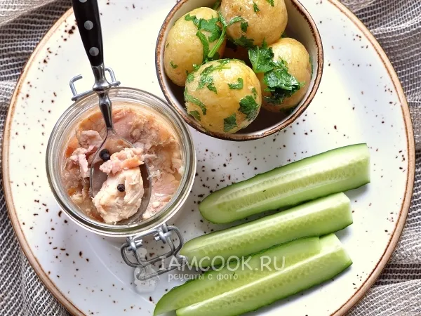 Фото блюда: Тушенка из кролика