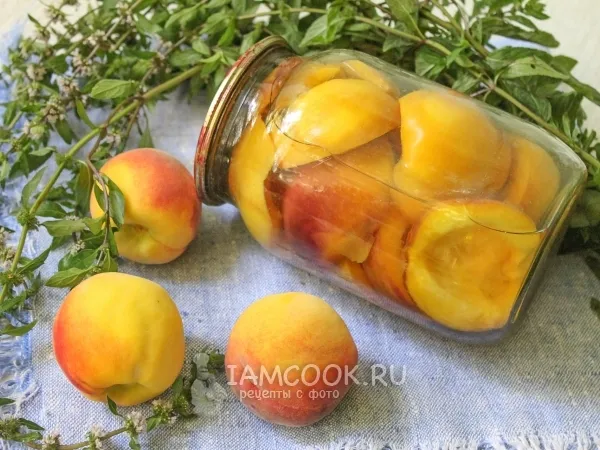 Фото блюда: Персики в сиропе на зиму