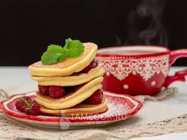 Фото блюда: Панкейки на рикотте