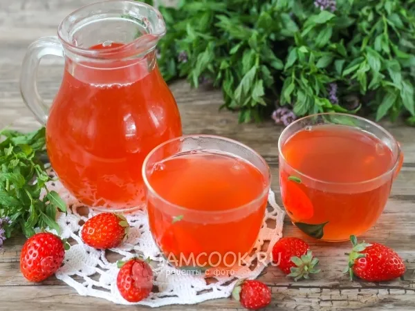 Фото блюда: Клубничный морс
