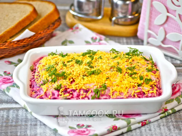 Фото блюда: Салат «Курица под шубой»