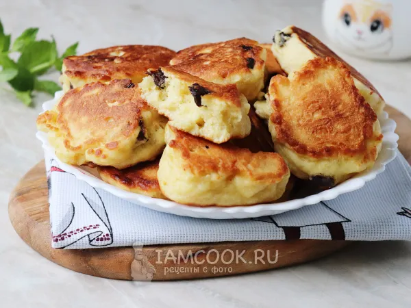 Фото блюда: Оладьи с черносливом
