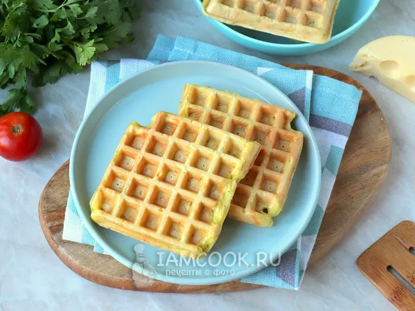Фото блюда: Венские вафли с кабачком
