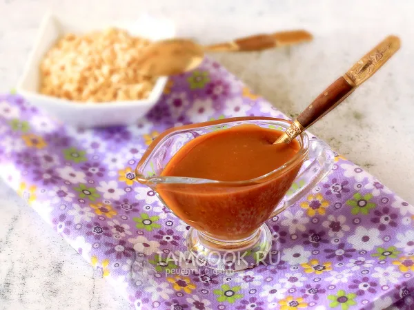 Фото блюда: Мягкая (жидкая) карамель