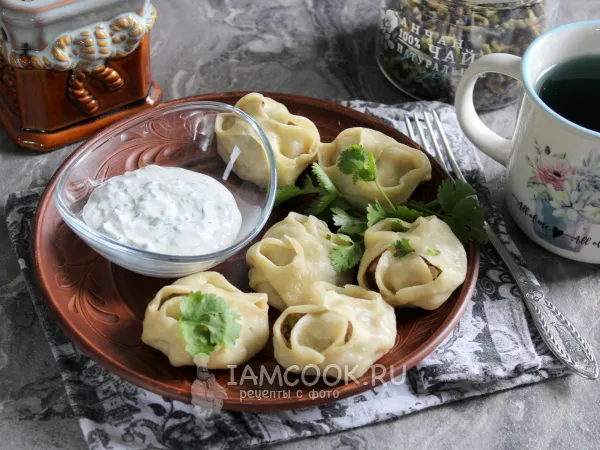 Фото блюда: Манты с джусаем