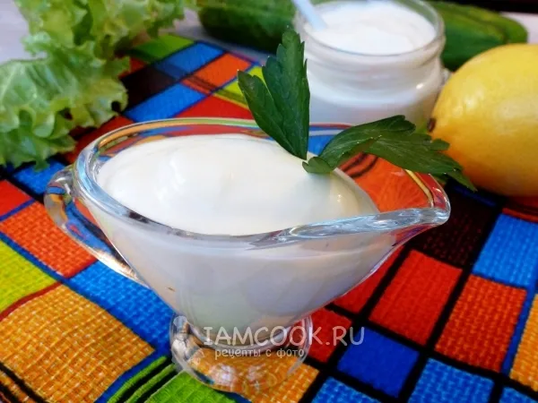 Фото блюда: Настоящий соус для шаурмы