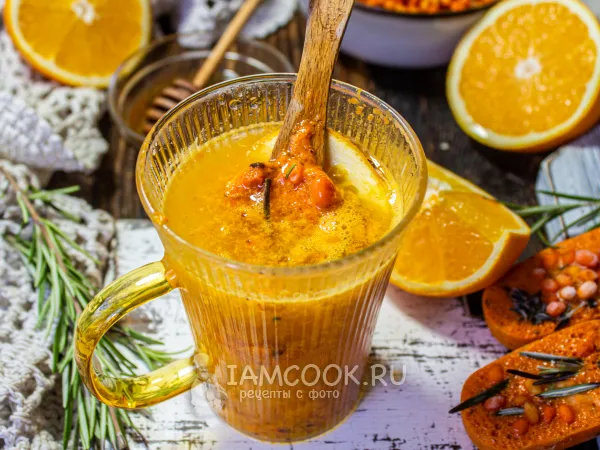 Фото блюда: Облепиховый чай на палочке (замороженный)