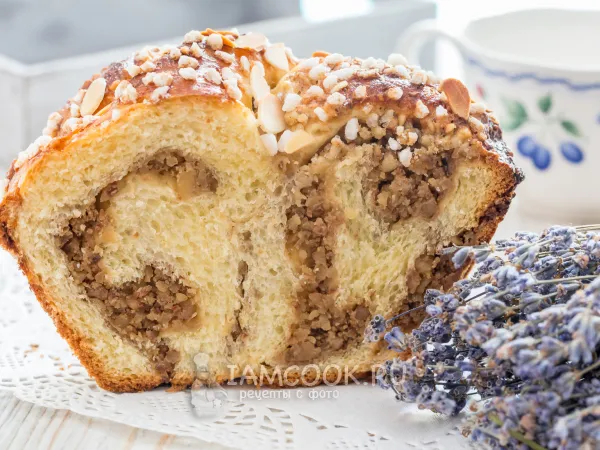 Фото блюда: Кулич кранч с орехами