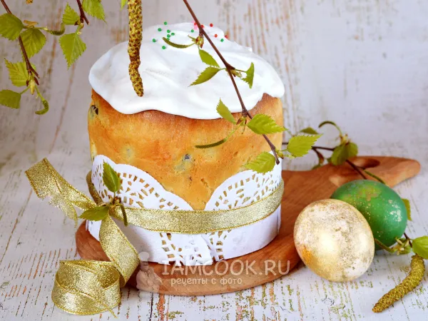 Фото блюда: Ночное тесто для куличей (+выпечка куличей)