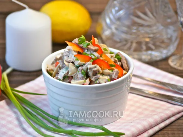 Фото блюда: Салат по-строгановски