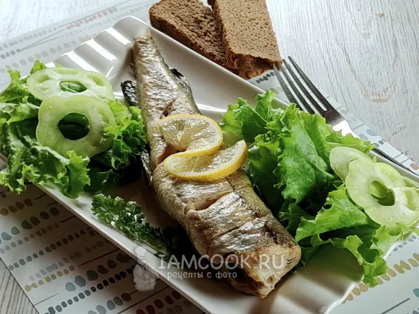 Фото блюда: Минтай на мангале в фольге