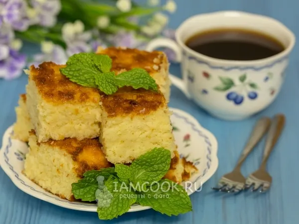 Фото блюда: Кокосовый пирог без муки