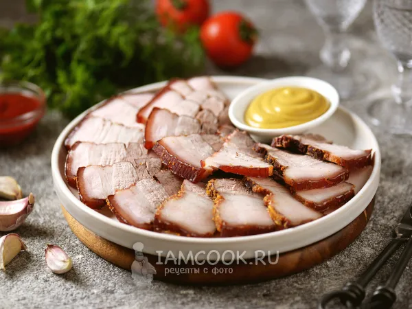 Фото блюда: Подчеревок в луковой шелухе