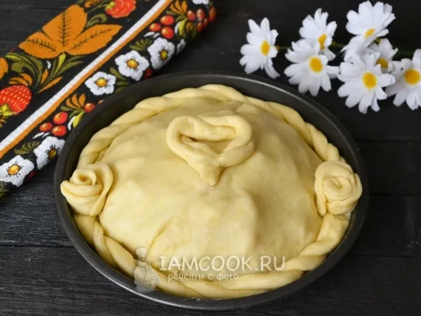 Фото блюда: Слоеное тесто для курника (быстрого приготовления)