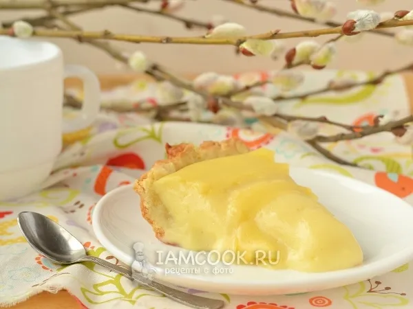 Фото блюда: Пирог с заварным кремом