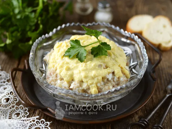 Фото блюда: Форшмак из селедки по-одесски (классический рецепт)