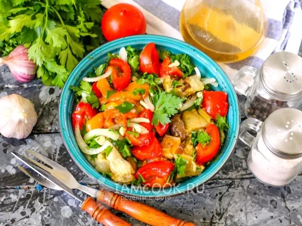 Фото блюда: Армянский салат из печеных овощей