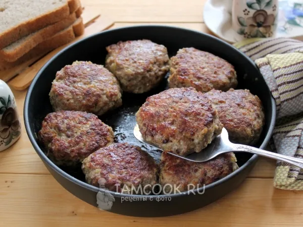 Фото блюда: Котлеты из говяжьего фарша