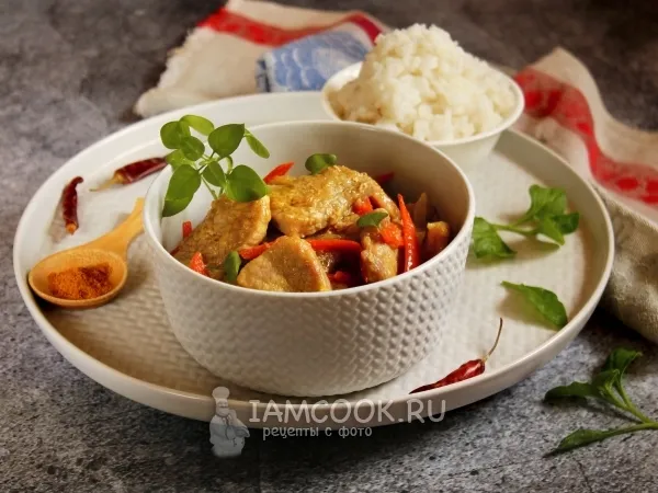 Фото блюда: Свинина карри