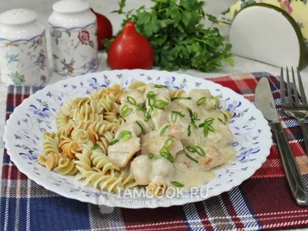 Фото блюда: Свинина в молочном соусе