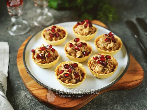 Фото блюда: Тарталетки с паштетом
