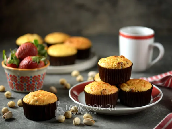 Фото блюда: Кексы с кремом чиз