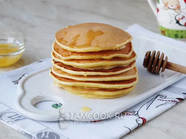 Фото блюда: Панкейки на сыворотке