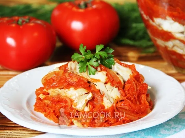 Фото блюда: Минтай под маринадом