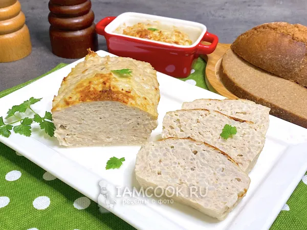 Фото блюда: Куриное суфле с рисом в духовке