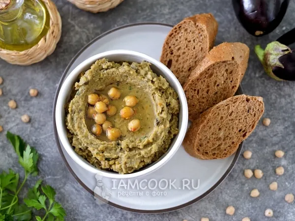 Фото блюда: Дип из баклажанов с нутом