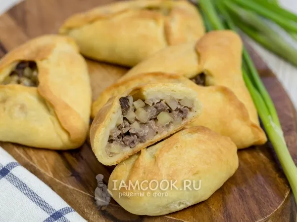 Фото блюда: Эчпочмак на бездрожжевом тесте