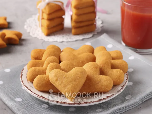 Фото блюда: Постное печенье на томатном соке
