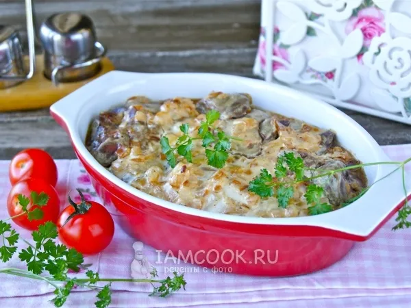 Фото блюда: Печень индейки в духовке