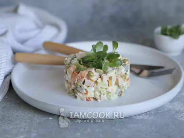 Фото блюда: Кето Оливье