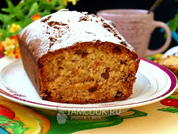 Фото блюда: Кекс на кефире без яиц