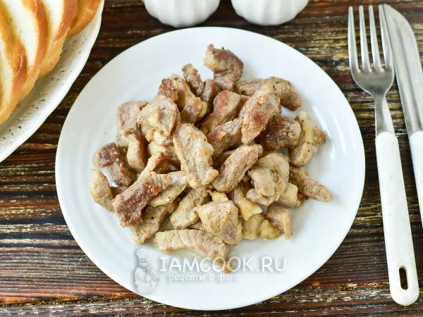 Фото блюда: Свиная вырезка на сковороде