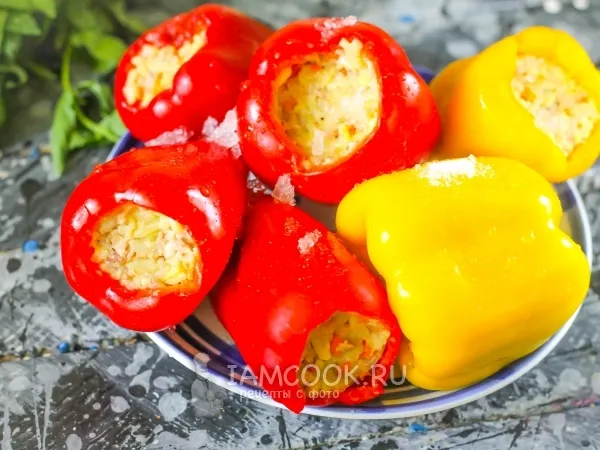 Фото блюда: Замороженный фаршированный перец