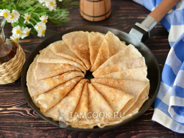 Фото блюда: ПП блины на сыворотке