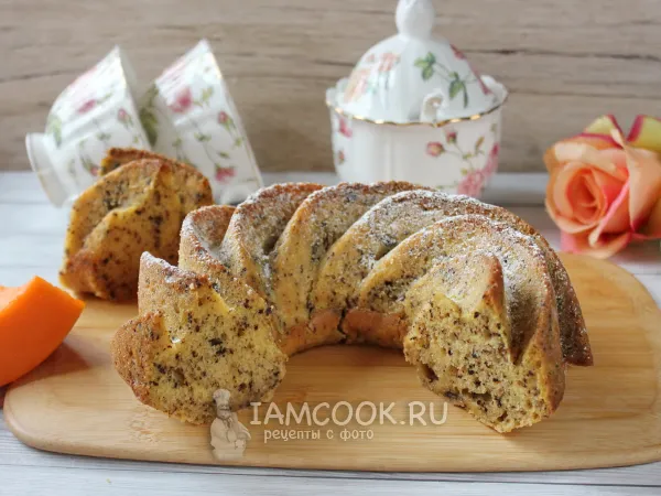 Фото блюда: Тыквенный кекс с шоколадом