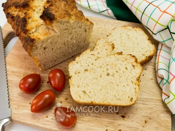 Фото блюда: Хлеб без дрожжей и без закваски
