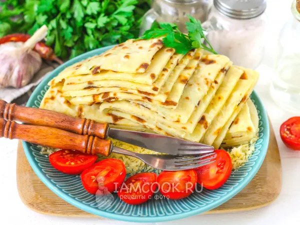 Фото блюда: Ленивые хычины с картошкой и сыром