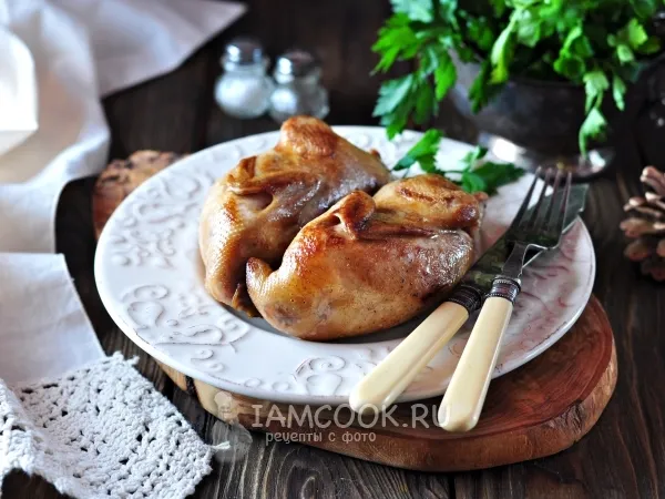 Фото блюда: Перепелки в духовке