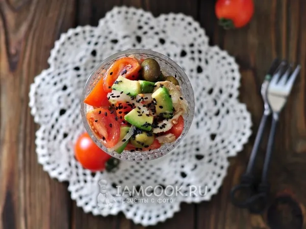 Фото блюда: Салат с маринованным имбирем