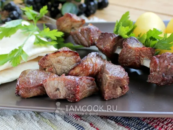 Фото блюда: Шашлык из телятины